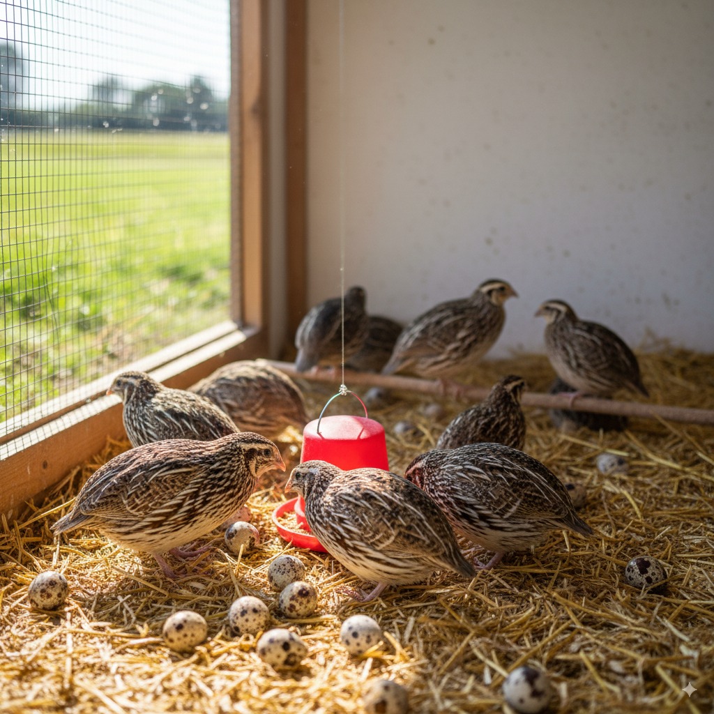 Laying Quails